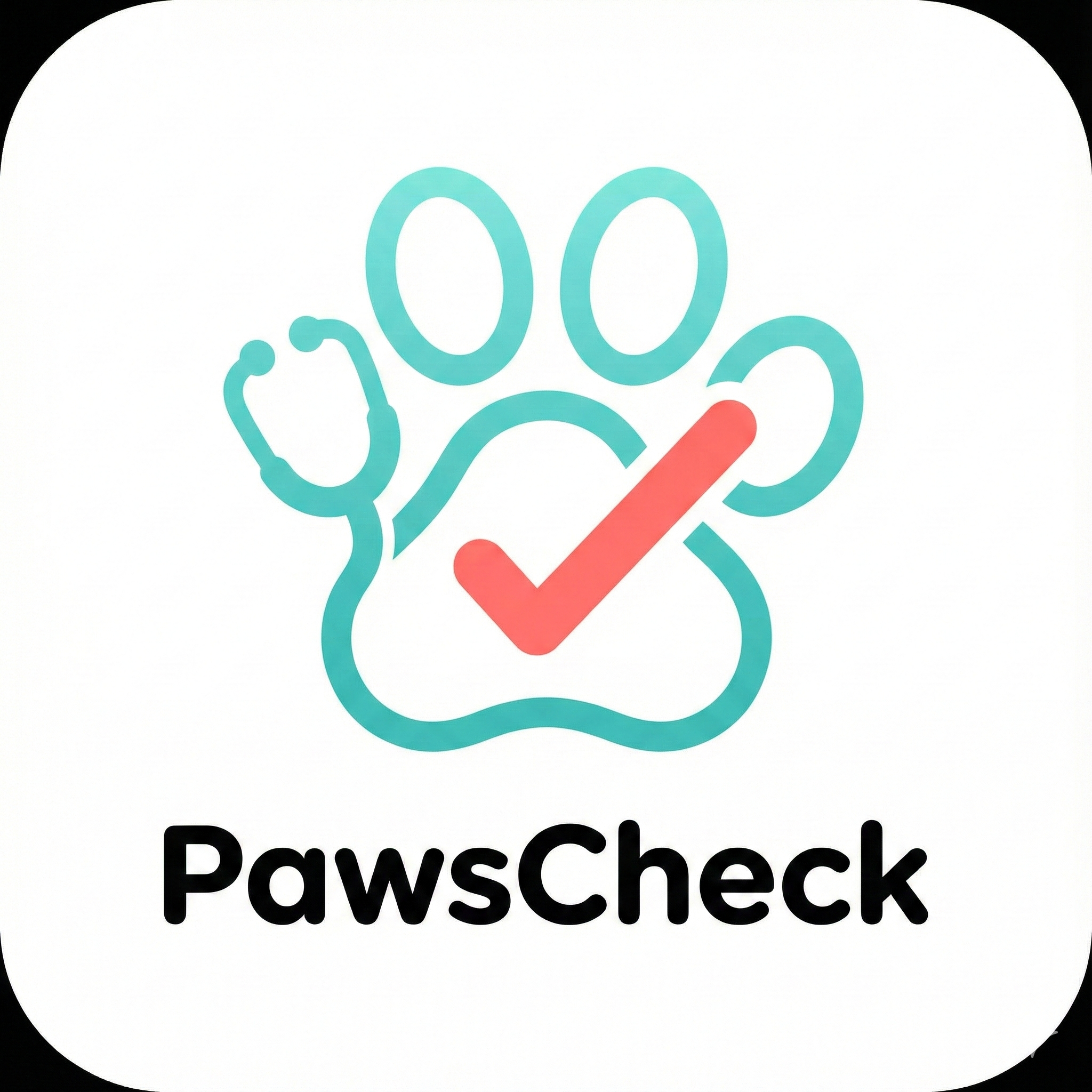 PawsCheck logo icon