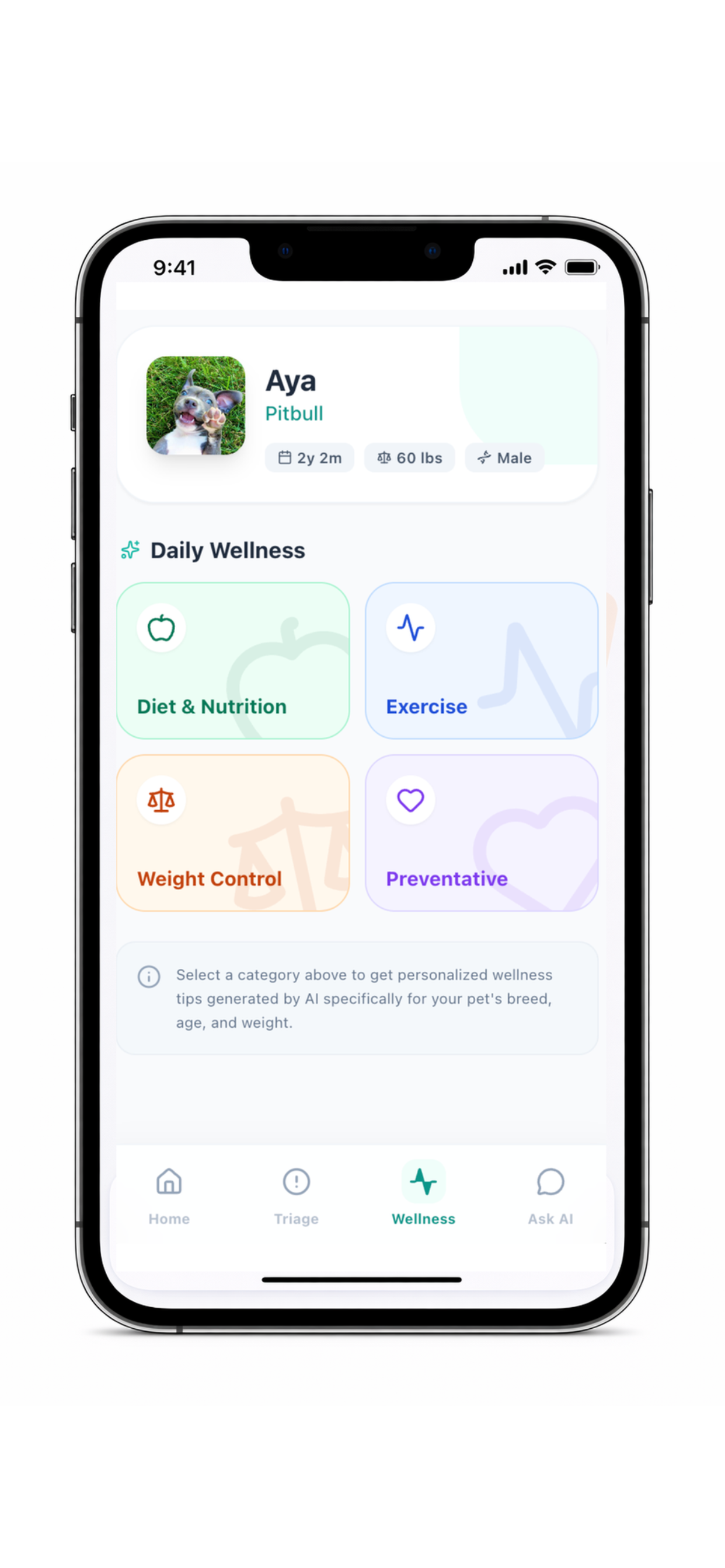 PawsCheck daily wellness